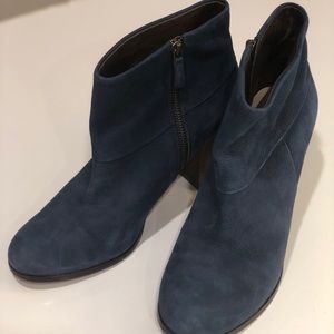 Cole Haan Cassidy Ankle Boot Navy Suede